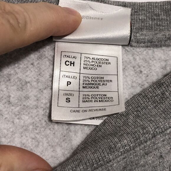 Winnie the Pooh Winter Sweatshirt Women Small Gray Christmas Disney Store Piglet - Picture 7 of 9